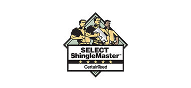 Logo of Select ShingleMaster CertainTeed certification.